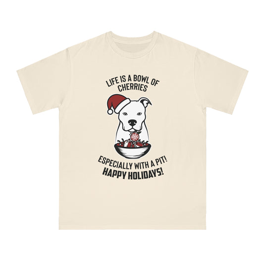 Holiday Pitbull Organic Unisex Classic T-Shirt
