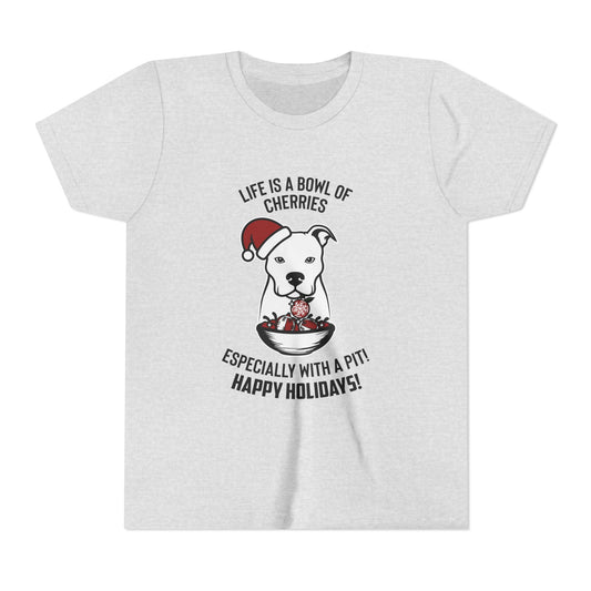Holiday Pitbull Youth Short Sleeve Tee