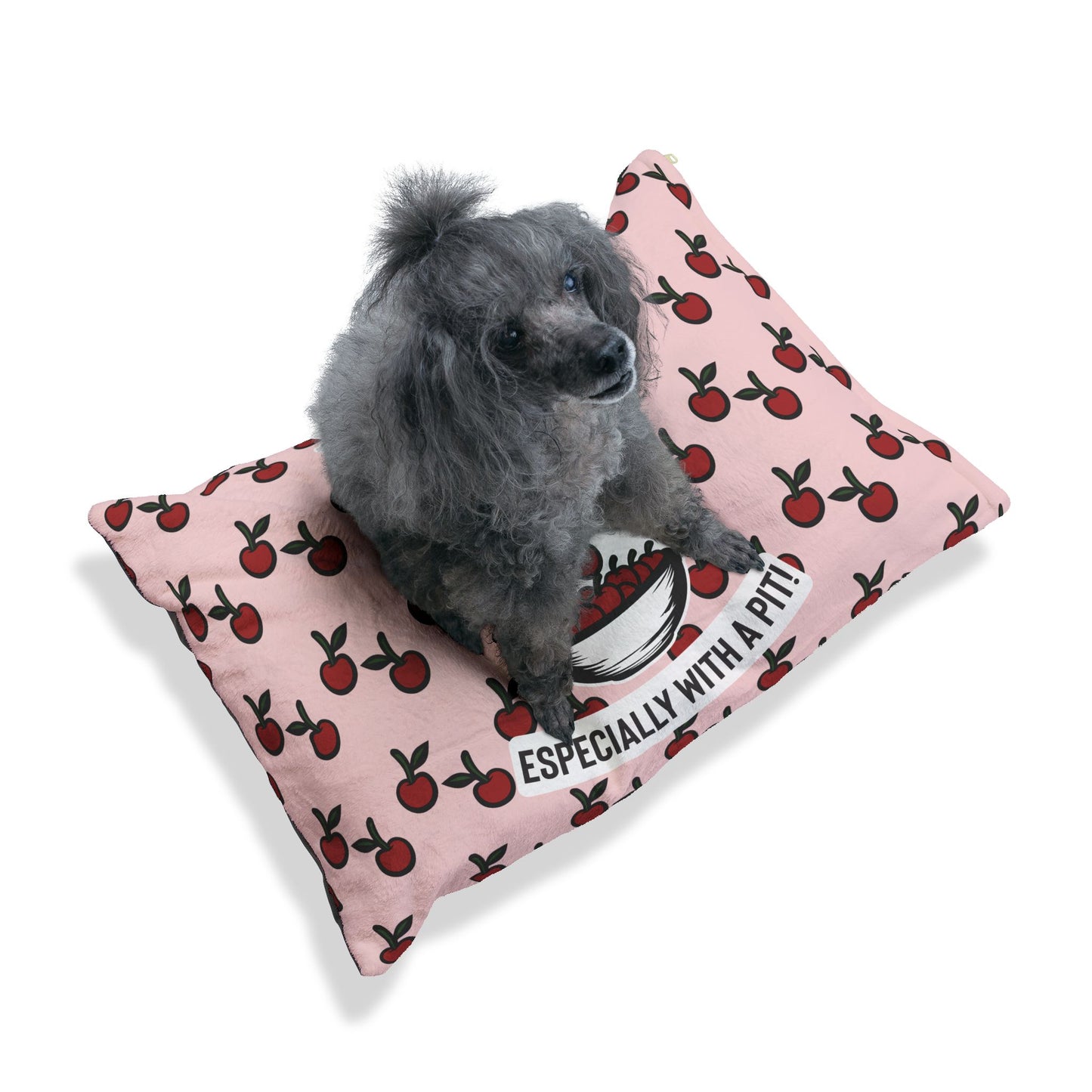 Life Is A Bowl of Cherries Pet Bed (Pink)