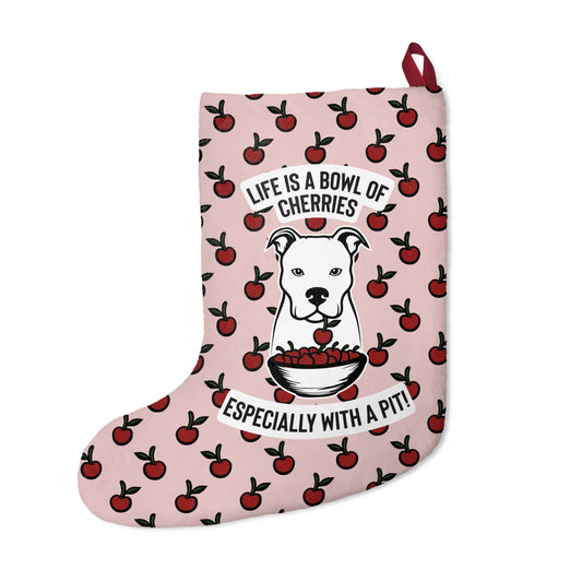Life Is A Bowl of Cherries Christmas Stocking