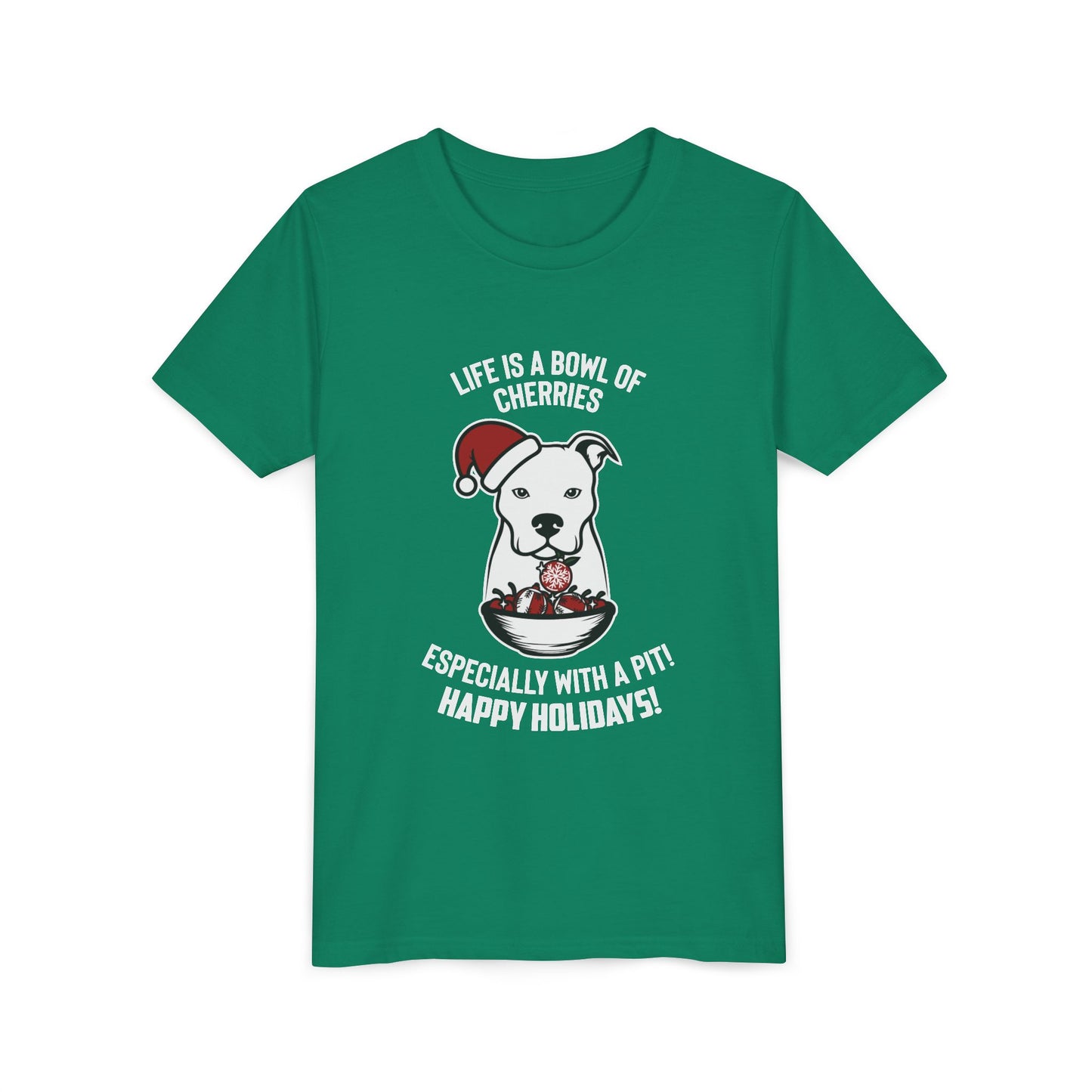 Holiday Pitbull Youth Short Sleeve Tee