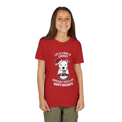 Holiday Pitbull Youth Short Sleeve Tee