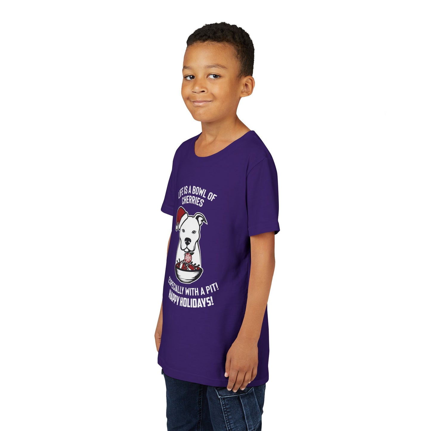 Holiday Pitbull Youth Short Sleeve Tee