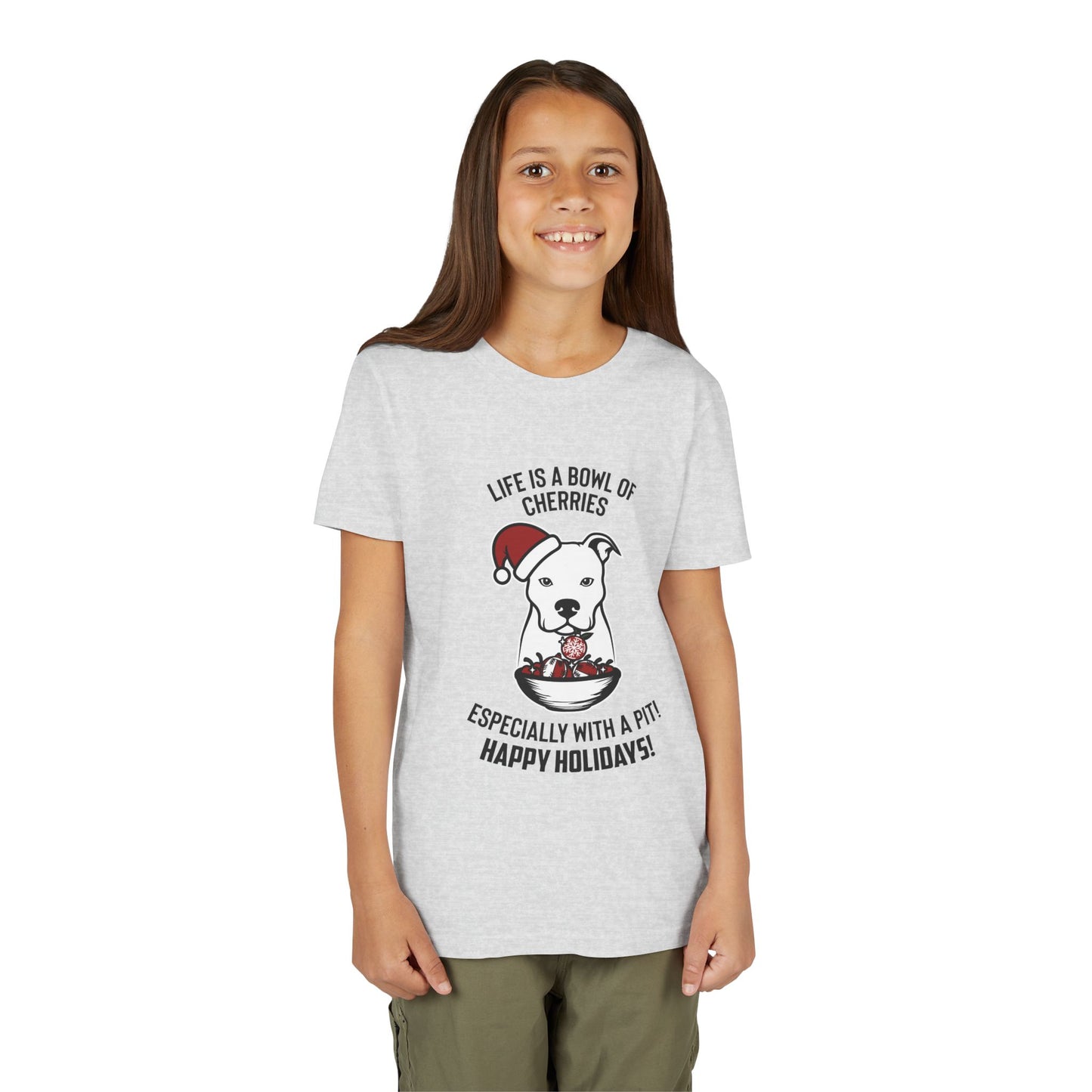 Holiday Pitbull Youth Short Sleeve Tee