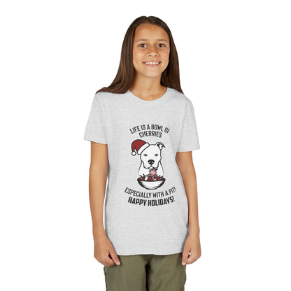 Holiday Pitbull Youth Short Sleeve Tee