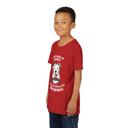 Holiday Pitbull Youth Short Sleeve Tee