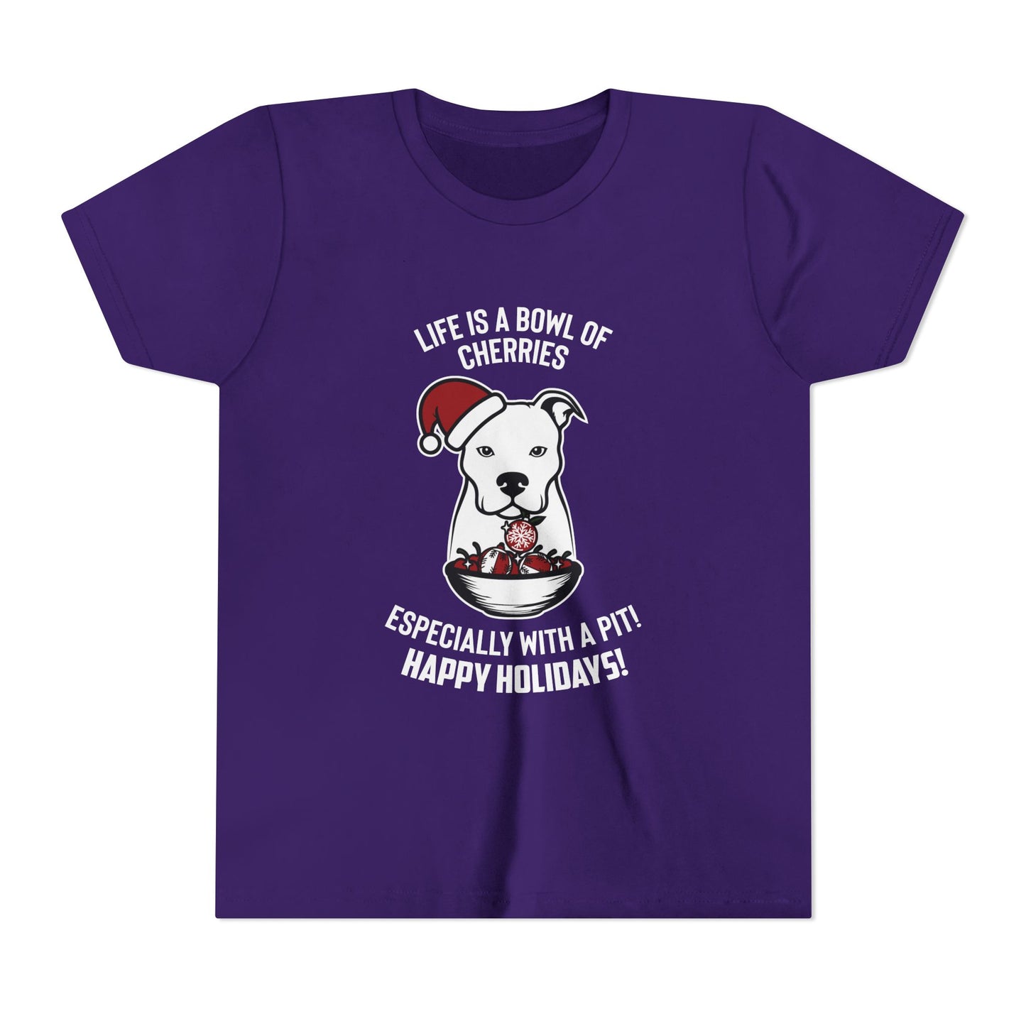Holiday Pitbull Youth Short Sleeve Tee