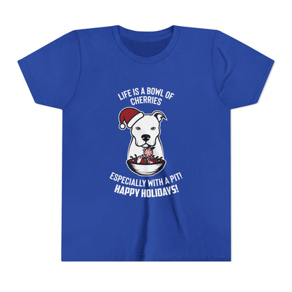Holiday Pitbull Youth Short Sleeve Tee