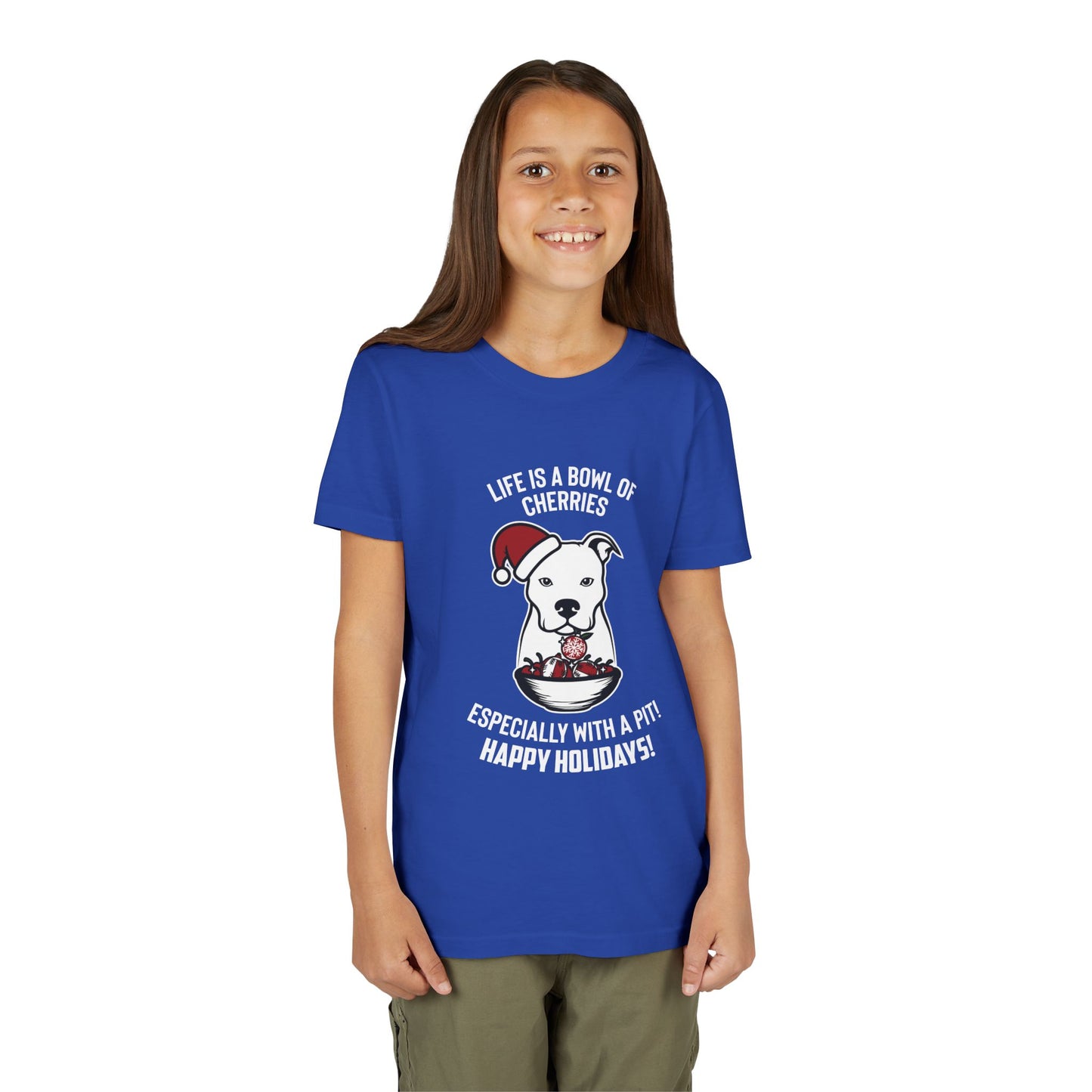Holiday Pitbull Youth Short Sleeve Tee