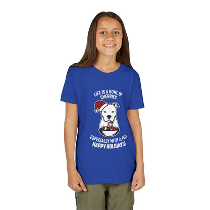 Holiday Pitbull Youth Short Sleeve Tee