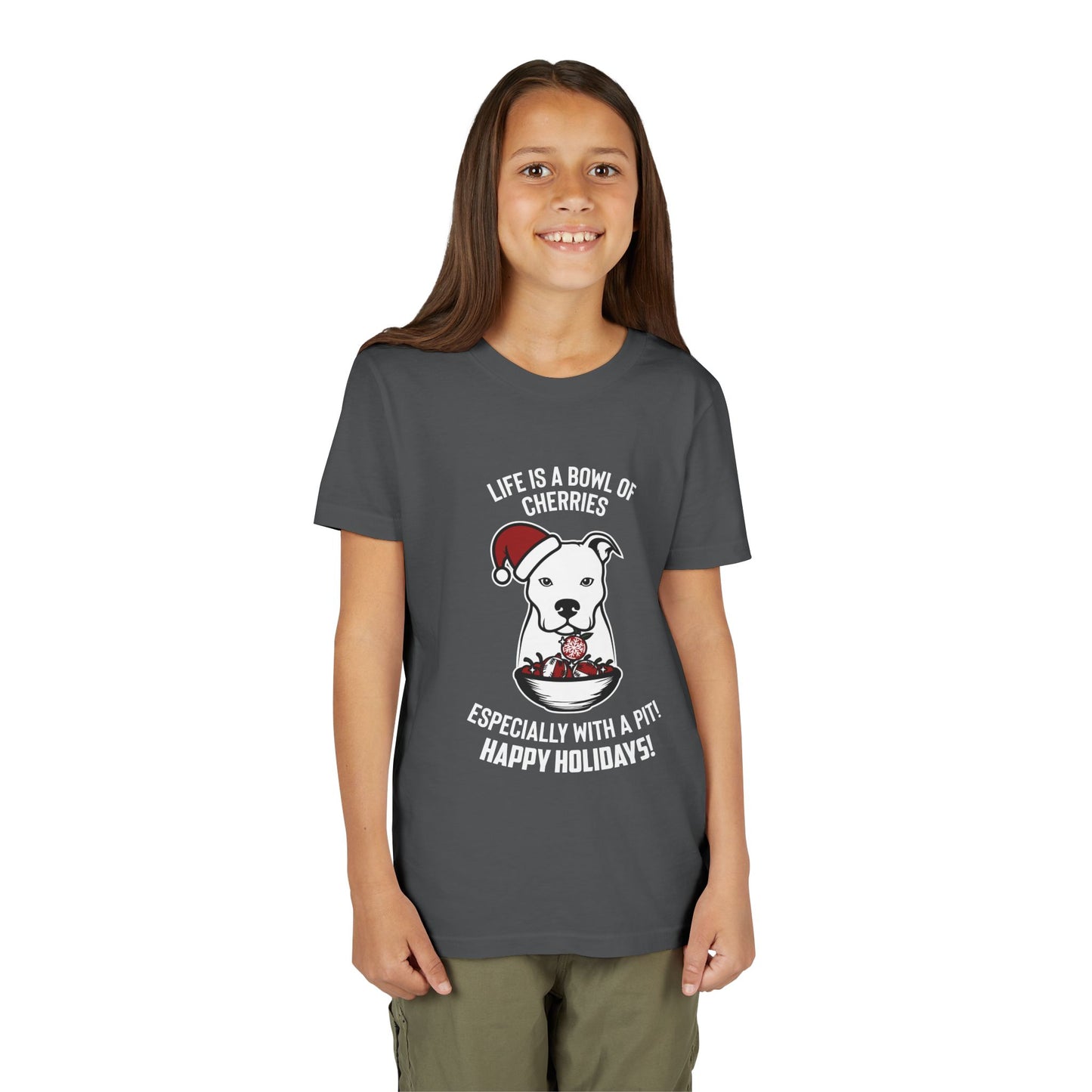 Holiday Pitbull Youth Short Sleeve Tee