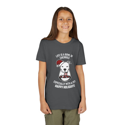 Holiday Pitbull Youth Short Sleeve Tee