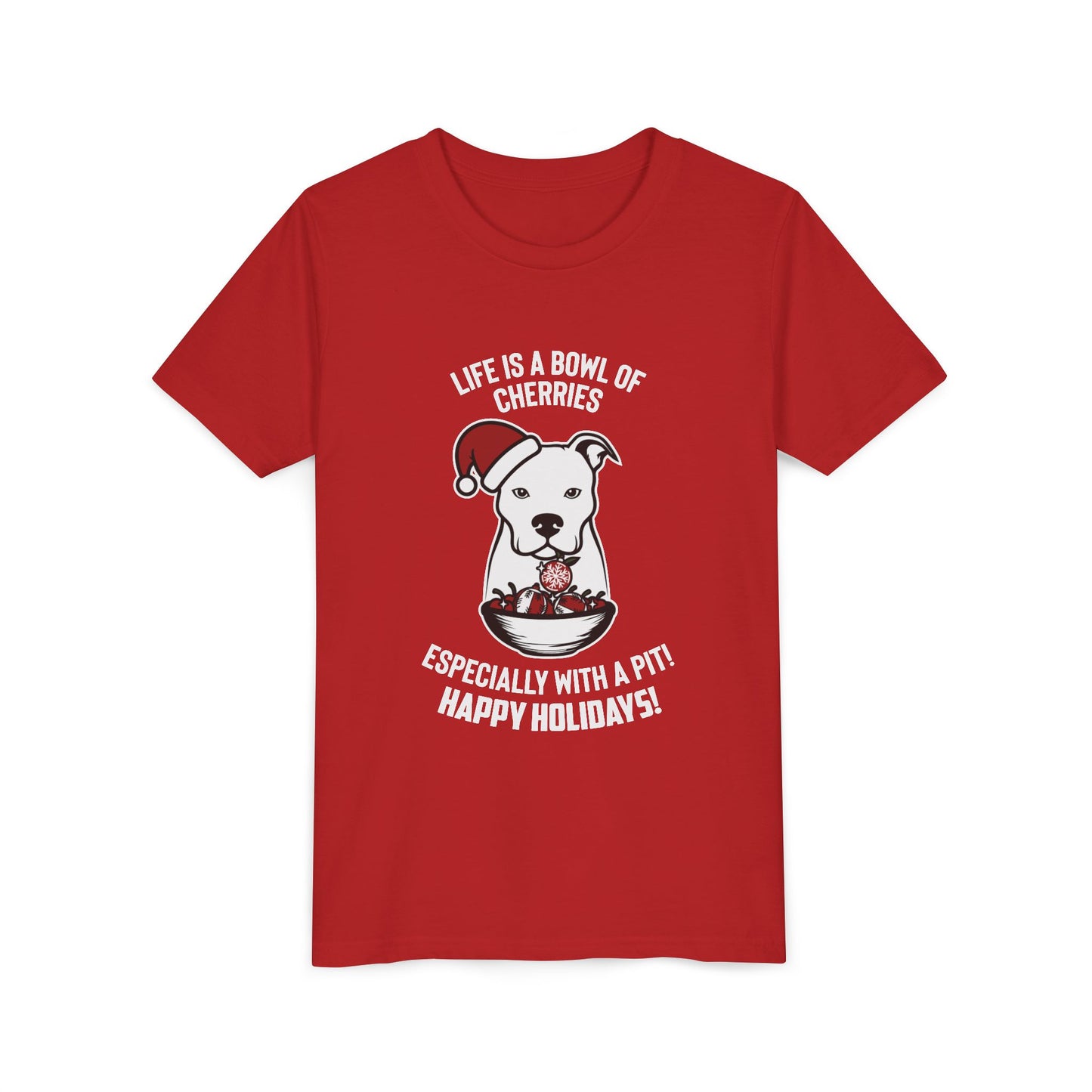 Holiday Pitbull Youth Short Sleeve Tee