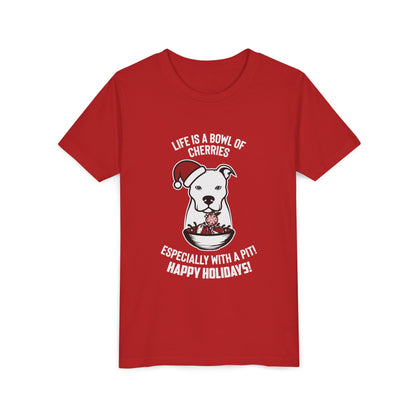 Holiday Pitbull Youth Short Sleeve Tee