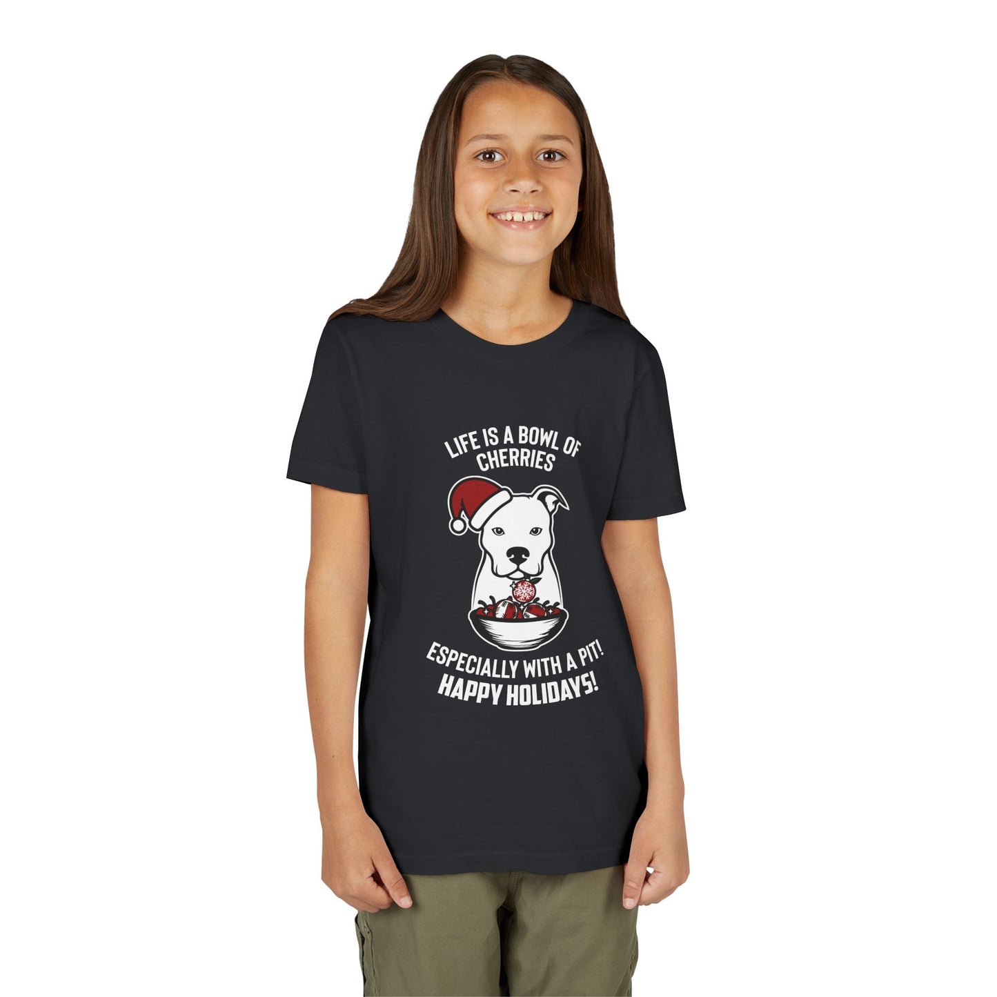 Holiday Pitbull Youth Short Sleeve Tee