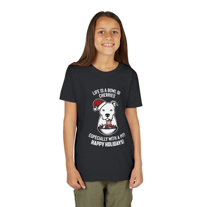 Holiday Pitbull Youth Short Sleeve Tee