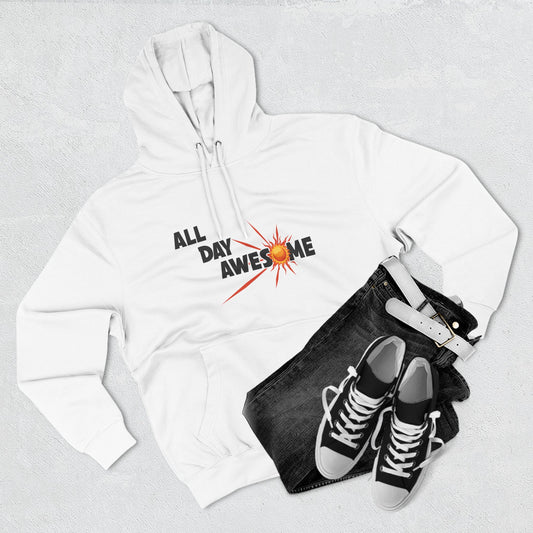 All Day Awesome Unisex Three-Panel Fleece Hoodie