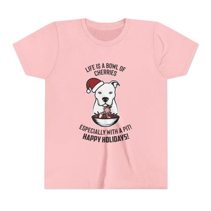 Holiday Pitbull Youth Short Sleeve Tee