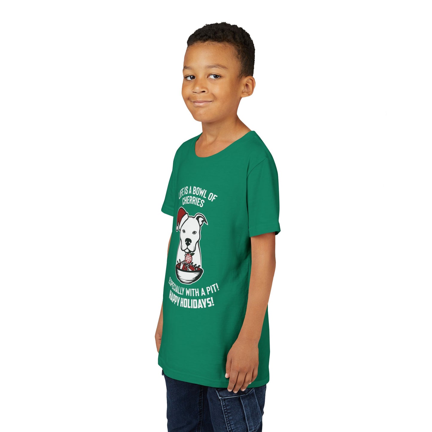 Holiday Pitbull Youth Short Sleeve Tee