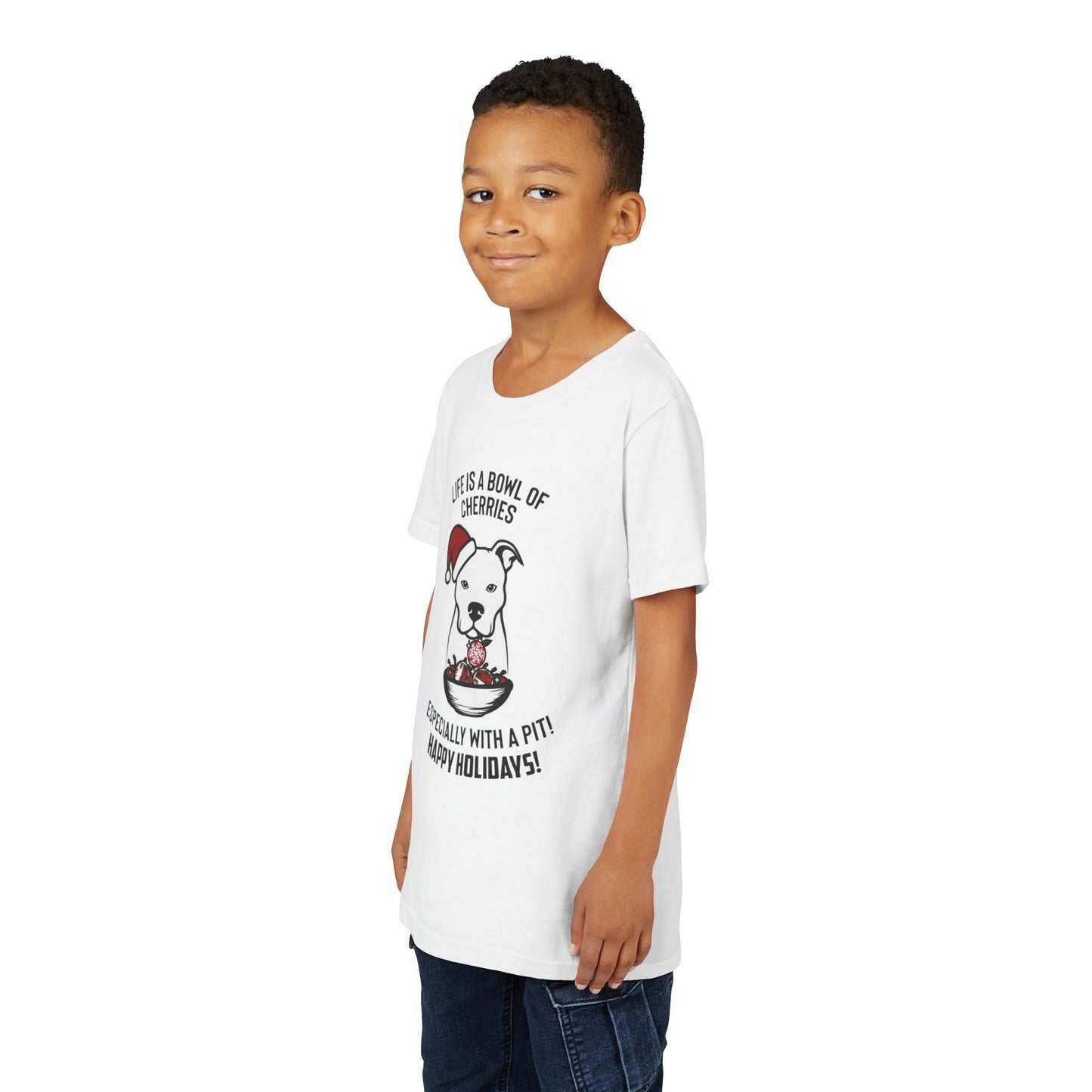 Holiday Pitbull Youth Short Sleeve Tee