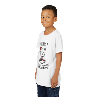 Holiday Pitbull Youth Short Sleeve Tee