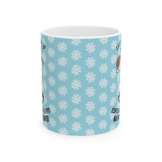 Holiday Pitbull 11oz Ceramic Mug