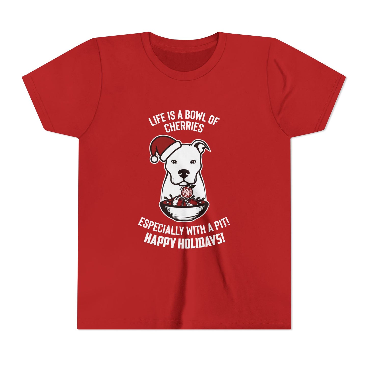 Holiday Pitbull Youth Short Sleeve Tee