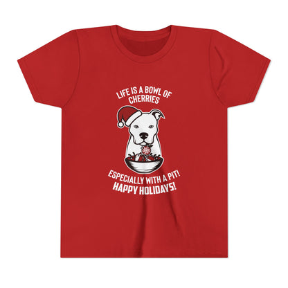 Holiday Pitbull Youth Short Sleeve Tee