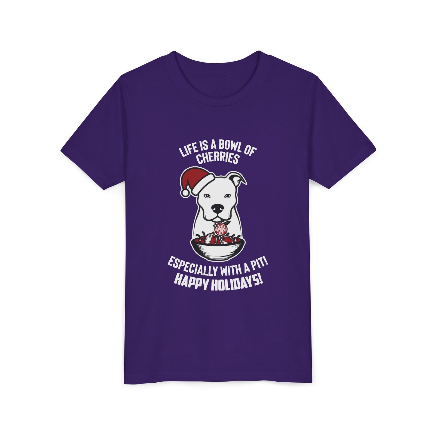 Holiday Pitbull Youth Short Sleeve Tee