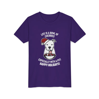 Holiday Pitbull Youth Short Sleeve Tee