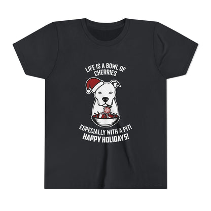 Holiday Pitbull Youth Short Sleeve Tee