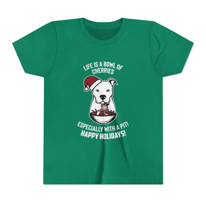 Holiday Pitbull Youth Short Sleeve Tee